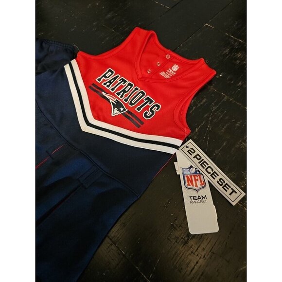 NFL New England Patriots Team Girls Size 2T Cheerleader Outfit New With Tags - Picture 10 of 10